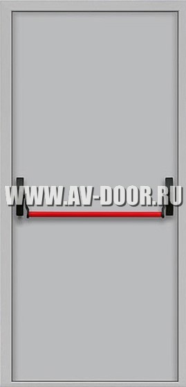 Дверь противопожарная одностворчатая с антипаникой без порога ДМП-1Г