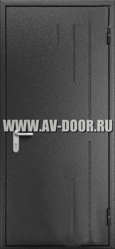 Дверь противопожарная однопольная без порога с перфорацией ДМП-1Г