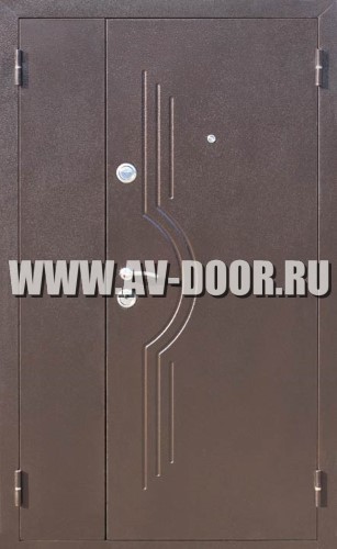Дверь противопожарная двустворчатая глухая без порога ДМП-2Г