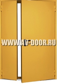 Дверь противопожарная двупольная глухая EI-60 ДМП-2Г