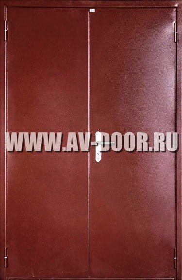 Дверь противопожарная двупольная с выпадающим порогом ДМП-2Г