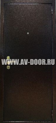 Дверь противопожарная однопольная дымогазонепроницаемая черная ДМП-1Г