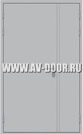Дверь металлическая противопожарная полуторная глухая ДМП-1,5Г EI-60