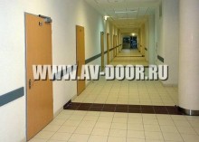 Огнестойкая дверь для больницы из МДФ