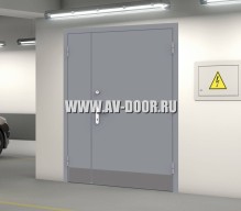 Двупольные технические двери в электрощитовую